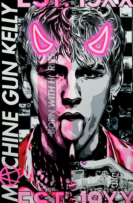 Custom 1/1 Machine gun kelly tapestry longsleeve buy