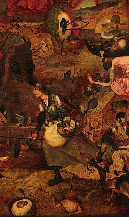 Mad Meg, Dull Gret Greeting Card For Sale By Pieter Bruegel The Elder