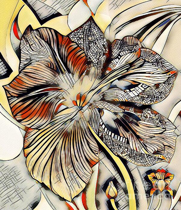 Zenya Zenyaris - Magical abstract flower, Kandinsky style
