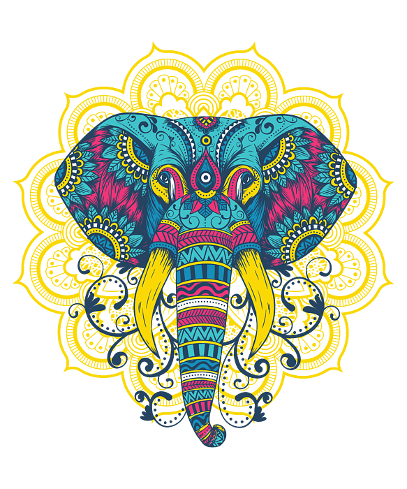 Free Free 93 Mandala Elephant Head Svg SVG PNG EPS DXF File