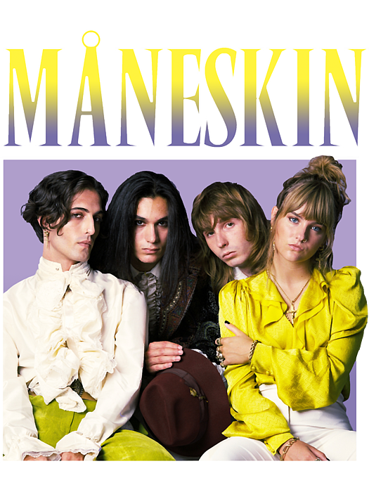 Maneskin M?Neskin - Winners Of Eurovision Song Contest 2021 Italy Zitti ...