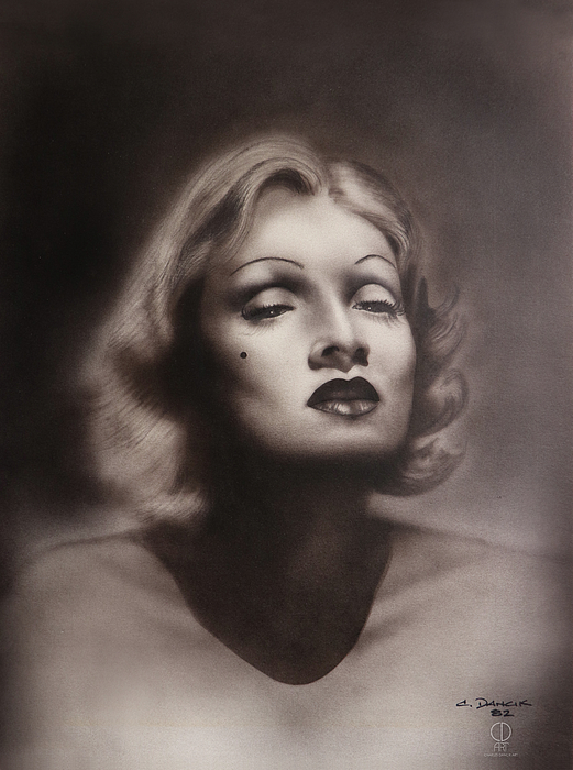 Charles Dancik - Marlene Dietrich Portrait