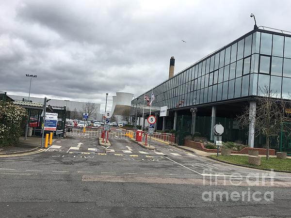 Mars Factory and the Biomass Plant, Slough Greeting Card by Jordan ...