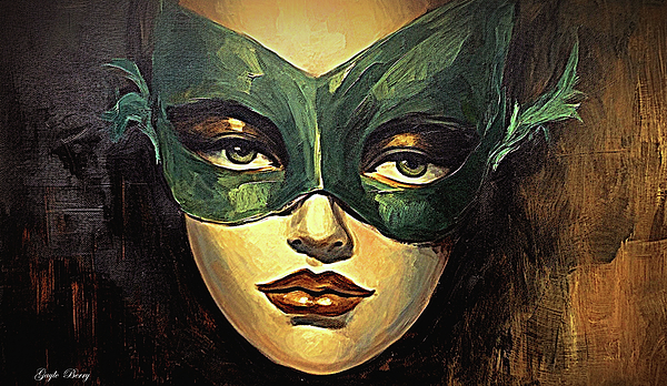 Masquerade Mask Mixed Media by Gayle Berry - Fine Art America