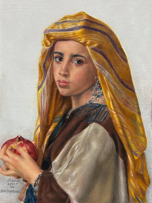 Elizabeth England - Master Copy of Girl with Pomegranate