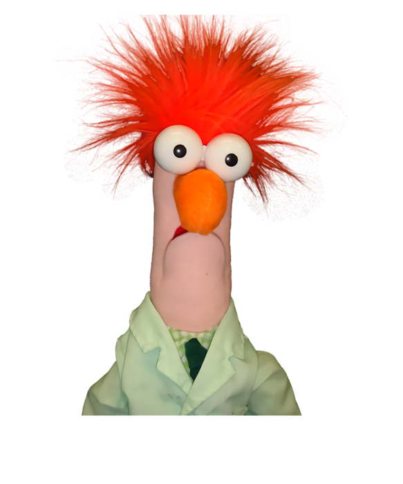 Beaker Meepers va meep Digital Art by Byron Mark - Pixels