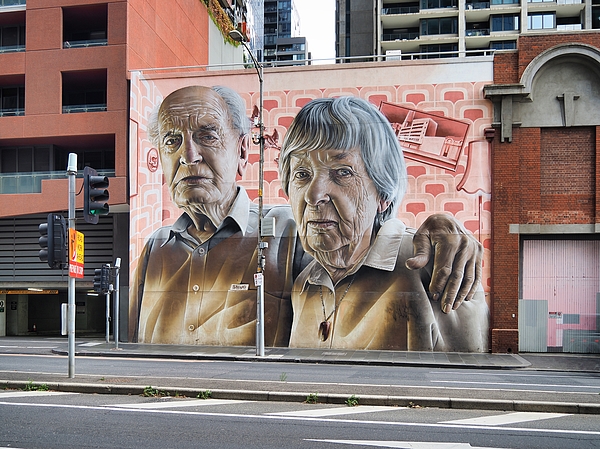 Peter Cole - Melbourne city mural