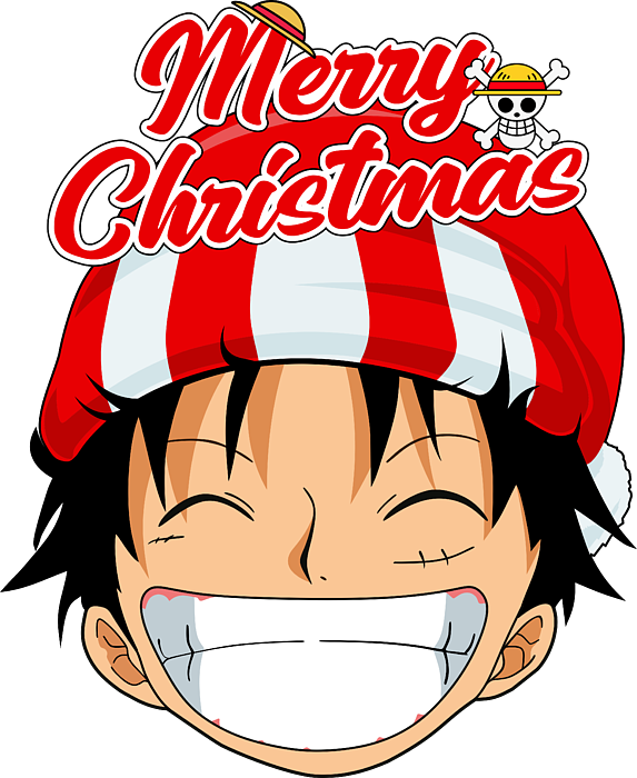 Merry Christmas Luffy T-Shirt by Rezaldi Hehanusa - Fine Art America