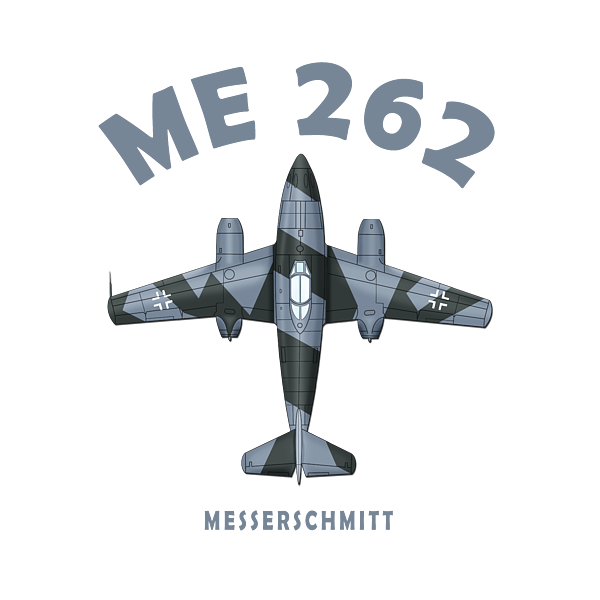 Messerschmitt ME 262 T-Shirt by Mark Rogan | Fine Art America
