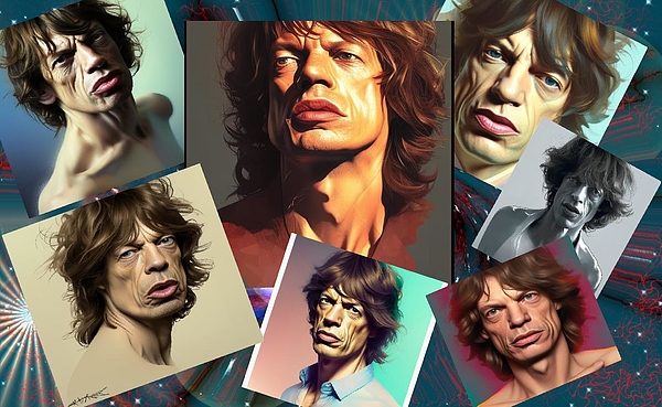 Antonis Meintanis - Mick Jagger