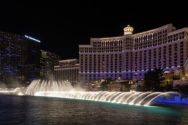 Georgia Mizuleva - Midnight Fountain Dance - Bellagio and Cosmopolitan Las Vegas Nevada USA