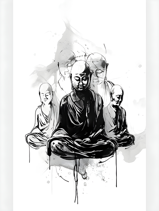 1,500+ Buddha Line Drawings Stock Illustrations, Royalty-Free Vector  Graphics & Clip Art - iStock