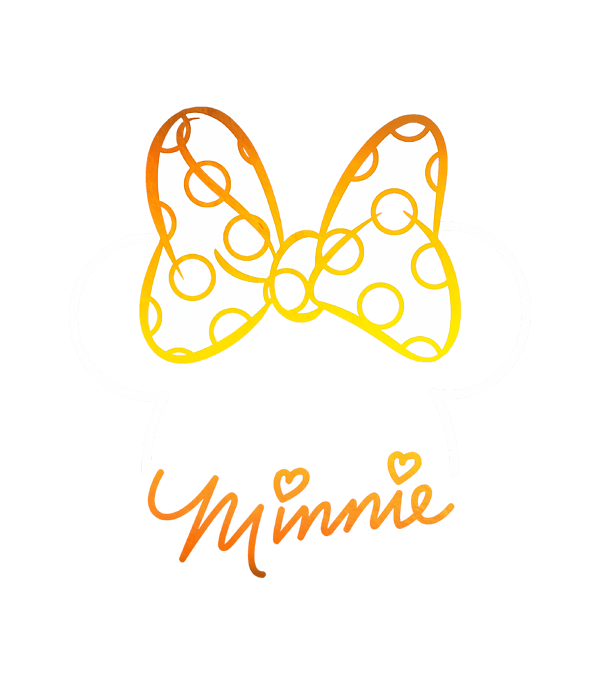 minnie mouse outline clip art