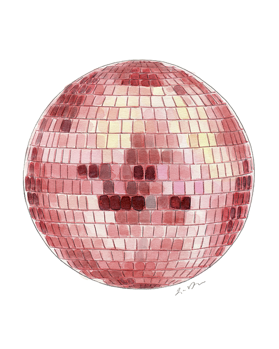 Rose Gold Disco Ball 