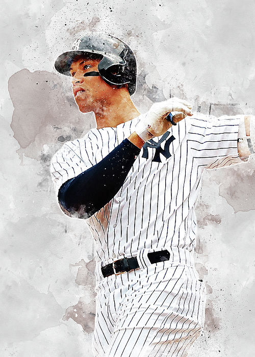 Baseball Aaronjudge Aaron Judge Aaron Judge New York Yankees Newyorkyankees  Aaronjamesjudge Aaron Ja Art Print