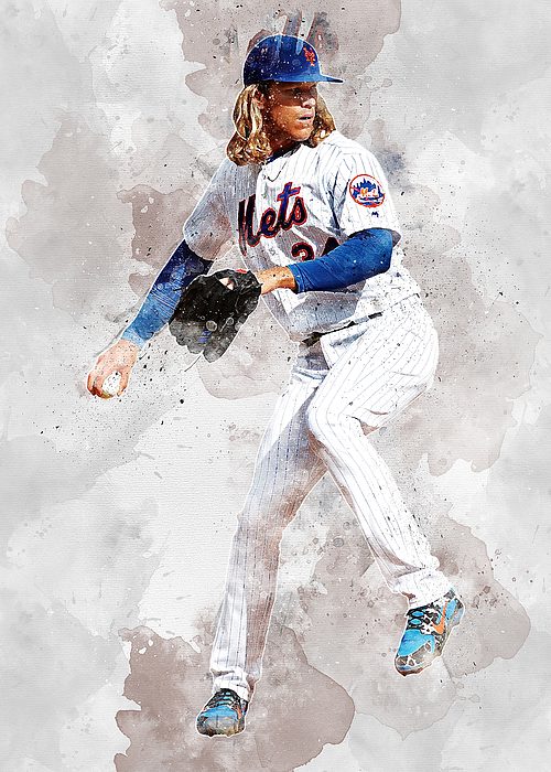 MLB Noahsyndergaard Noah Syndergaard Noah Syndergaard Thor New York Mets  Newyorkmets Noahsethsynderg Digital Art by Wrenn Huber - Fine Art America