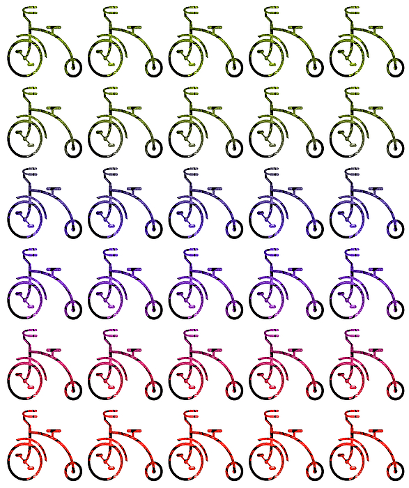 Modern Minimalistic Vintage Bicycle Pattern 3 iPhone 13 Pro Max Case by Tara  Turner - Fine Art America