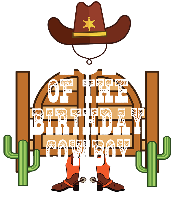 Cowboy Mom Western Rodeo Theme Kids Birthday Party Matching T-Shirt