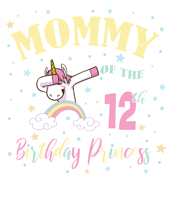 12 Year Old Gifts Girls Teens Dabbing Unicorn 12th Birthday Art