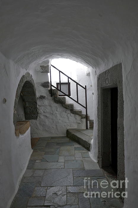 Paul Boizot - Monastery corridor, Patmos 3