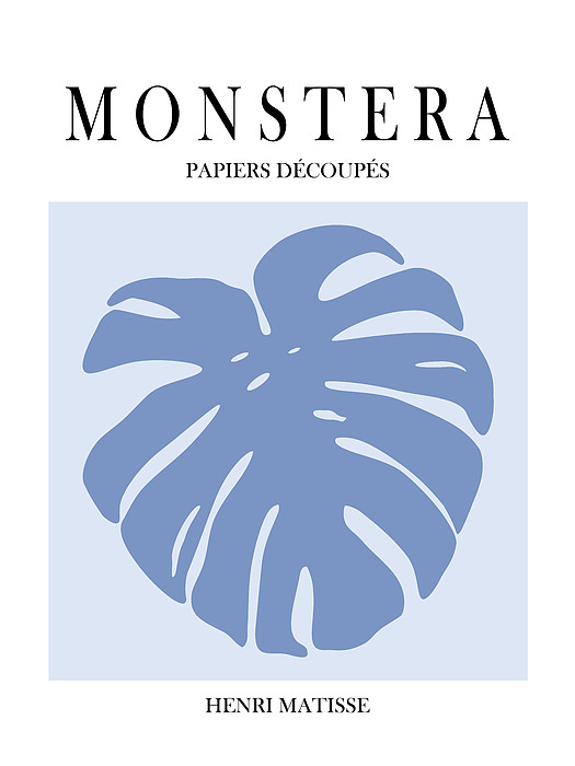Edit Voros - Monstera Matisse Inspired N110-4