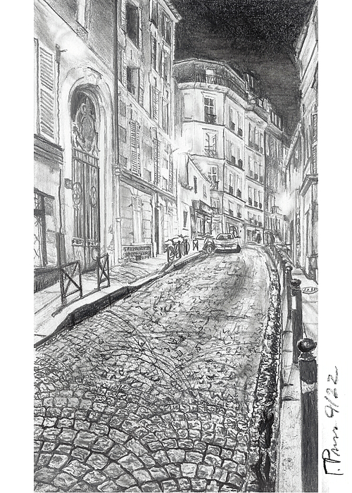 Tristan Pruss - Montmartre at Night