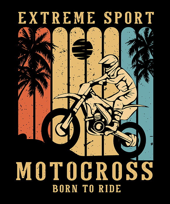 Vinyl and stickers motocross extreme sport