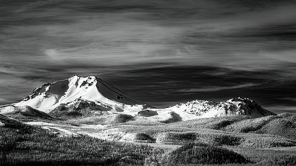 Mike Lee - Mount Lassen and Chaos Crags in Invisible Light