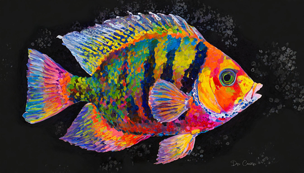 Don Cowan - Multicolored Fish #2