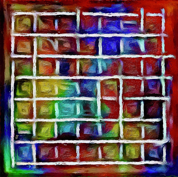 Anas Afash - Multiple Squares Abstract