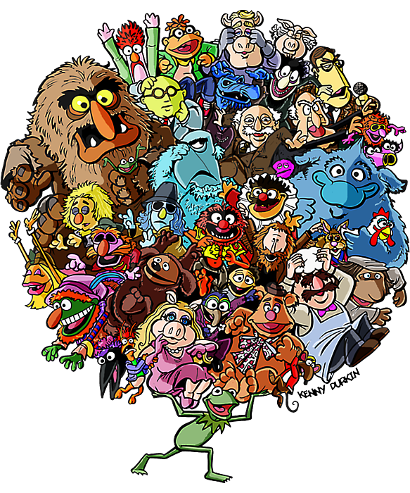 Muppets World of Friendship Greeting Card by Muppets World of Friendship