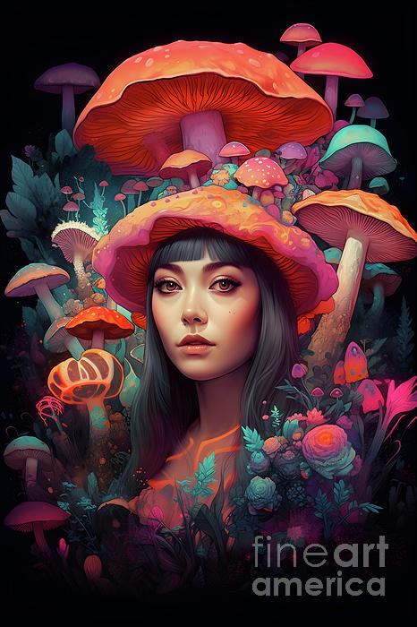 Peter Awax - Mushroom Hat Girl