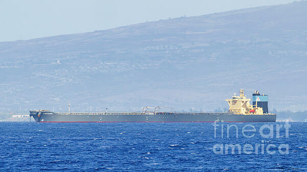 Phillip Espinasse - MV Karvounis Crude Oil Tanker anchored off Honolulu Hawaii