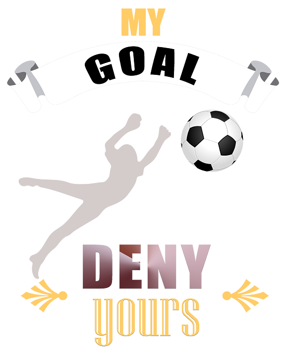 Boy's My Goal Is to Deny Yours Soccer Goalie Graphic T-Shirt