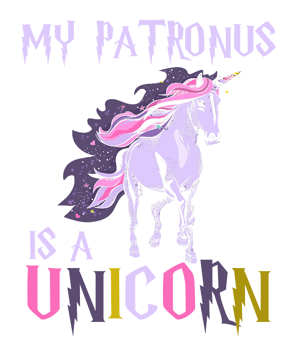My Patronus Is A Unicorn Harry Fan Kawaii Cutie Gift T-Shirt My Patronus Is A Unicorn Harry Fan Kawaii Cutie Gift T-Shirt
