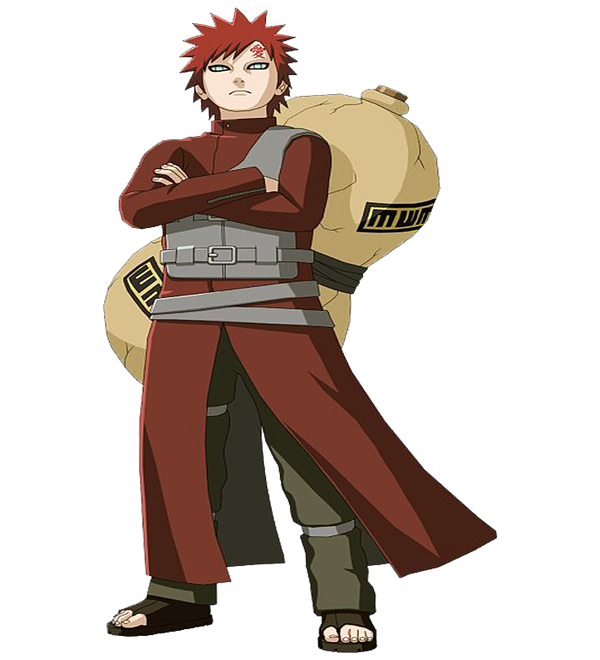 how to draw gaara full body