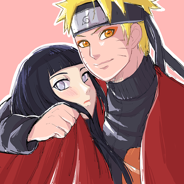 Naruto and Hinata - online puzzle