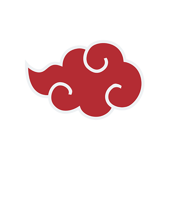 Naruto Shippuden Akatsuki Red Cloud Symbol Sticker by Jamaaf Tasne - Pixels