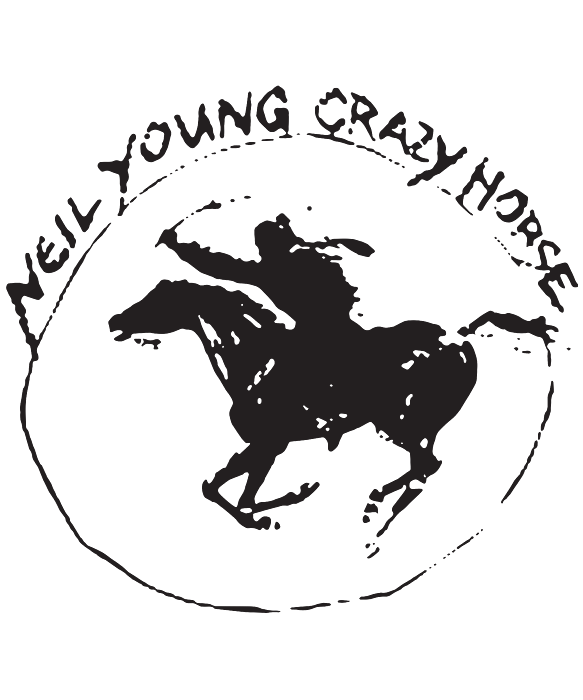 Neil Young Crazy Horse Classic Tour Logo Rock Legend Horses T-Shirt for ...