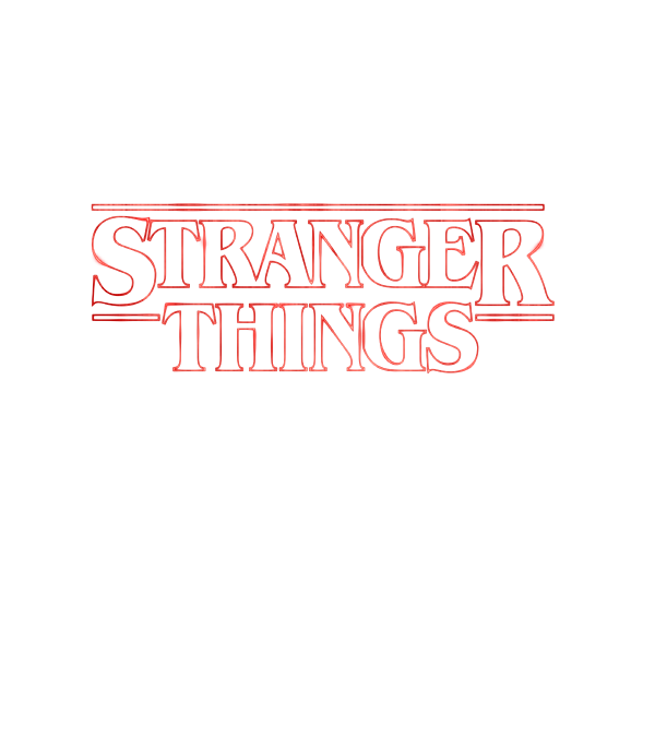 Netflix Stranger Things Neon Logo Greeting Card by Rae Amaya