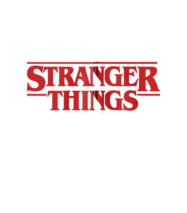 Netflix Stranger Things Simple Red Logo Fleece Blanket by Ramy Atla - Pixels