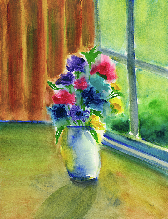 Frank Bright - New Flowers By The Window