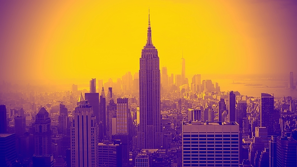 Peter Cole - New York City skyline pop art 