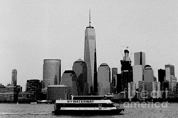 New York City Skyline NYC 100% Cotton Canvas Natural Tote 