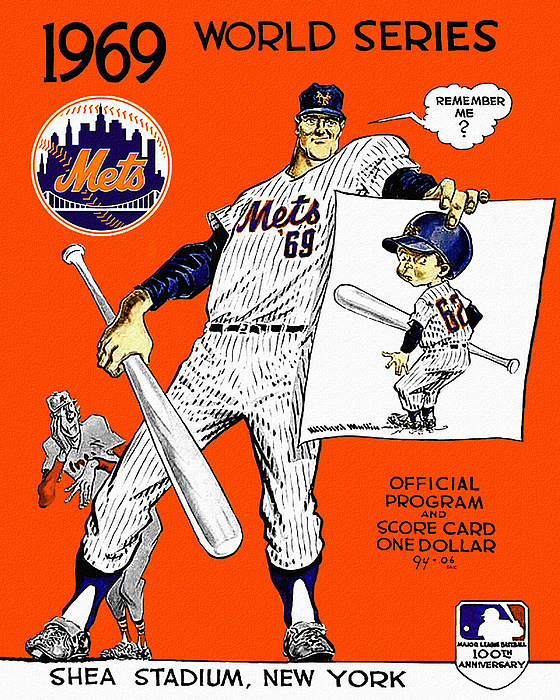 New York Mets 1969 World Series Program Jigsaw Puzzle by Big 88 Artworks -  Pixels Merch