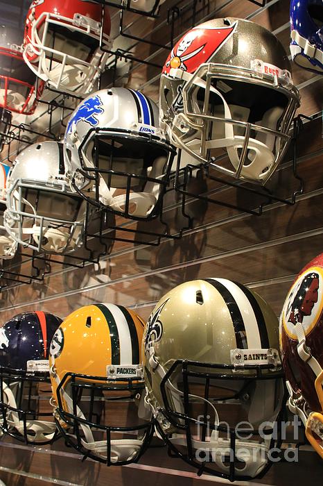 nfl football team helmets