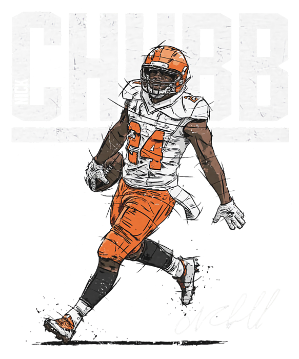 Nick Chubb Shirt Sweatshirt Hoodie She Loves The Chubb Funny Football Shirts  Cleveland Browns Tshirt Browns Game Nick Chubb Knee Injury T Shirt -  Laughinks