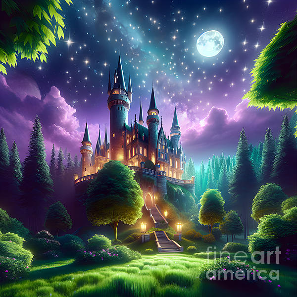 Arkitekta Art - Night Fantasy Castle