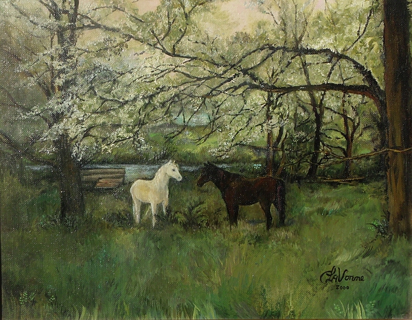 LaVonne Kennedy - Nina and Captain Romance under the Cherry Blossoms