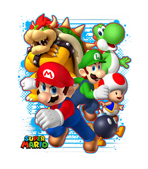 Nintendo Super Mario Luigi Bowser Spray Paint Jigsaw Puzzle by Juan Tara -  Pixels